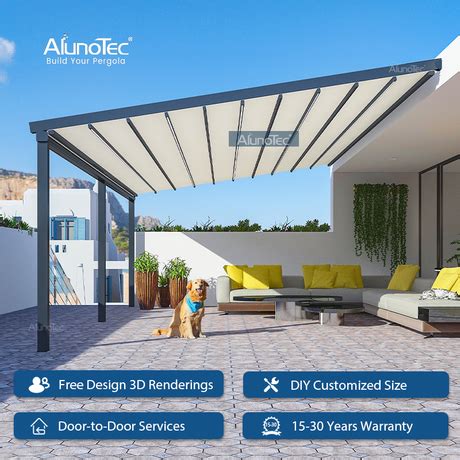 Alunotec Pergola Bioclimatic Pergola Aluminum Pergola