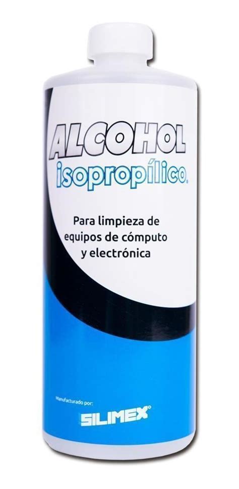 Silimex Alcohol Isopropílico 1 L Limpieza De Equipo De Cóm