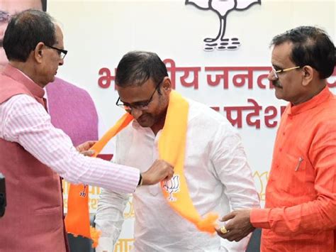 Barwah Mla Sachin Birla Formally Joins Bjp बड़वाह विधायक सचिन बिरला औपचारिक तौर पर बीजेपी में