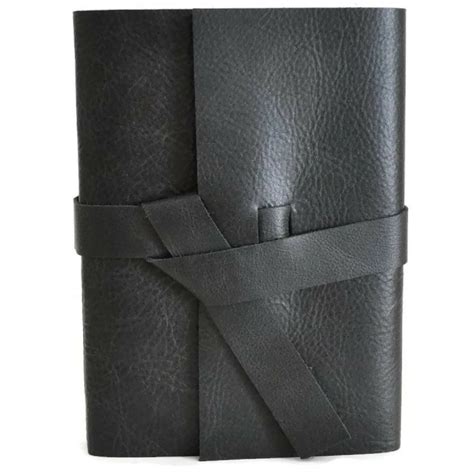 Custom Lined Leather Journal, Black – Absolutely EVO