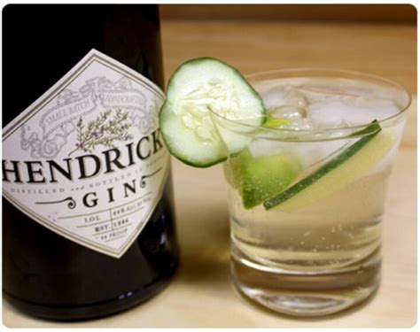 Gin And Tonic Cucumbers Mmmm Hendricks Gin Gin And Tonic