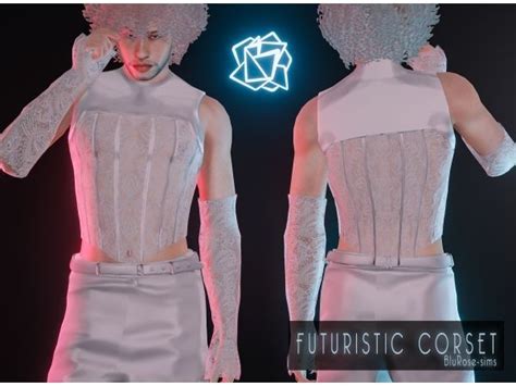 Futuristic Corset Male BRsims In 2023 Sims Sims 4 Sims 4 Male Clothes