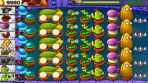 Plants Vs Zombies Survival Night Plants Vs All Zombies Full