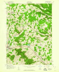 1945 Map Of Stamford Schoharie County NY High Res Pastmaps