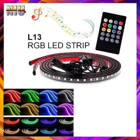 L13 Underglow Car Automobile Chassis LED Strip Atmosphere Lights 20Key