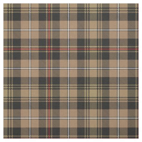 Clan Mackenzie Weathered Tartan Fabric | Zazzle