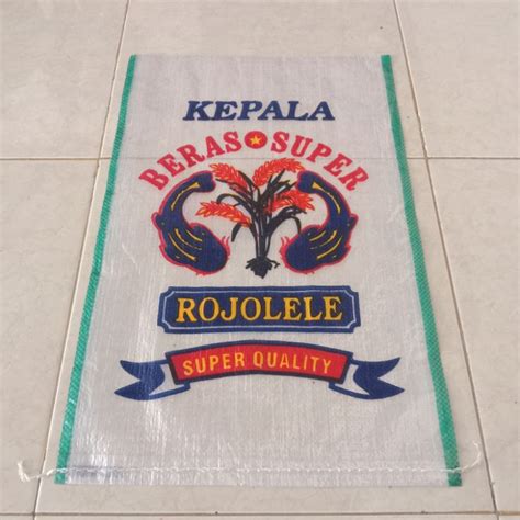 Jual Karung Beras Kg Cap Rojolele Ukuran Cm X Cm Tanpa Label