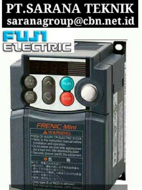 Jual FUJI INVERTER FUJI ELECTRIC FRENIC PT SARANA TEKNIK MOTOR SERI FVR