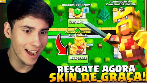 Resgate Gr Tis Agora Skins Gr Tis No Clash Of Clans Youtube