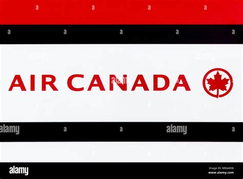 Colombier Saugnieu France 22 Mars 2018 Air Canada Logo Sur Un