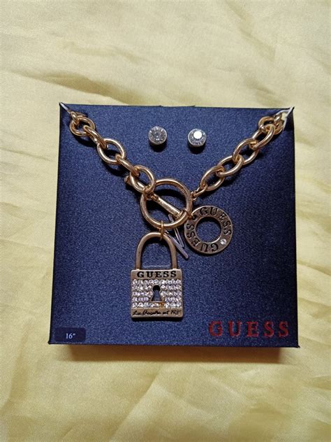 Guess Jewelry Set, Women's Fashion, Jewelry & Organizers, Necklaces on ...