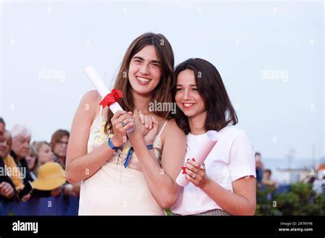 Cabourg France 16th June 2023 Lomane De Dietrich And Manon Drugmant