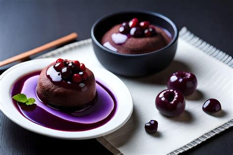 Postre Peruano Mazamorra Morada Foto Premium