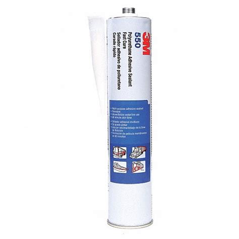 3m™ Polyurethane Adhesive Sealant 550fc Fast Cure Black 310 Ml Cartridge