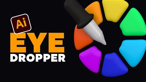 How To Use The Eyedropper Tool In Adobe Illustrator Youtube