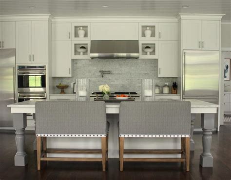 Gray Kitchen Island With Seating Kitchen