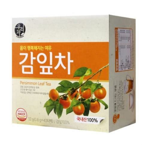 Persimmon Leaf Tea 100 Korea Tea 40pcs 감잎차 Ebay