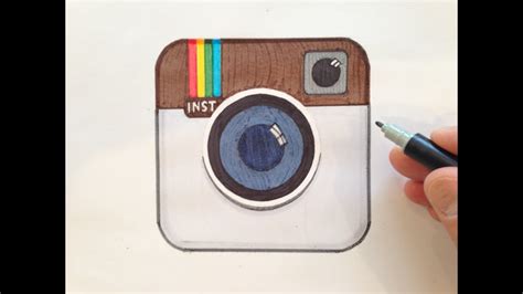 Old Instagram Logo Drawing