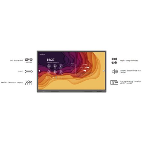 Panel Interactivo Newline LYRA PRO TT 7523QCA 4K De 75 EDLA La