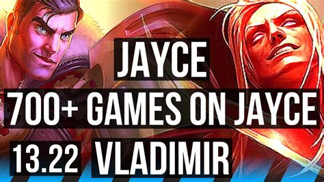 JAYCE Vs VLAD MID 8 2 12 700 Games 900K Mastery Dominating KR