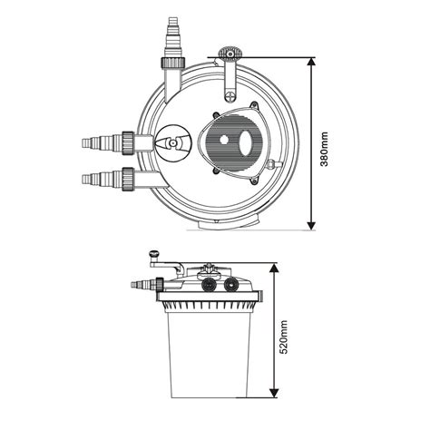 Ttsunsun Cpf 10000 Pressure Pond Filter Uvc 11w Up To 12000l 4250390872046 Ebay