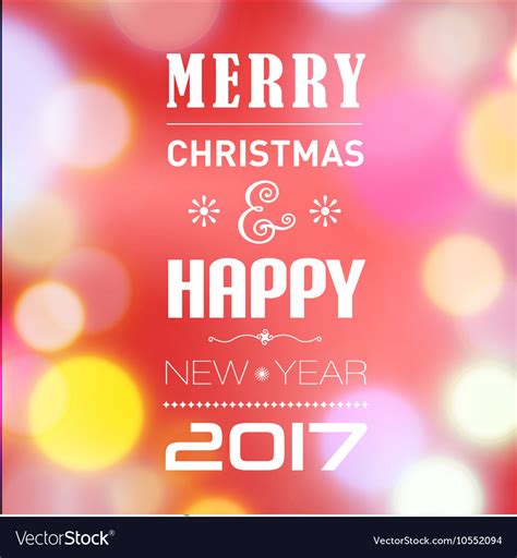 Merry christmas post card template Royalty Free Vector Image