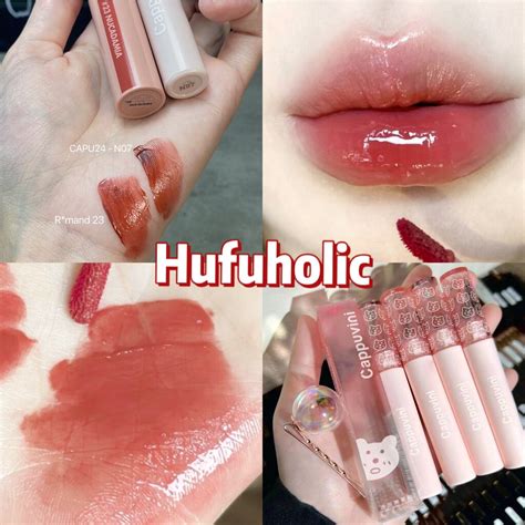 Son Kem Bóng Cappuvini Gấu Hồng Bubbly Bear Lip Glaze Gấu Xanh Hồng