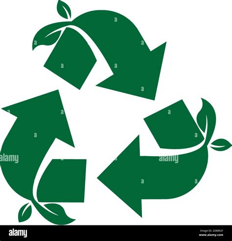 Recycling Sign Icon Circle Design Vector Stock Vector Image Art Alamy