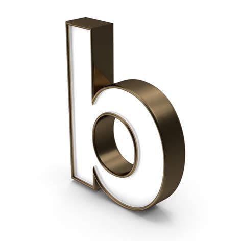 Lowercase Letter B 3D, Incl. letter & language - Envato 