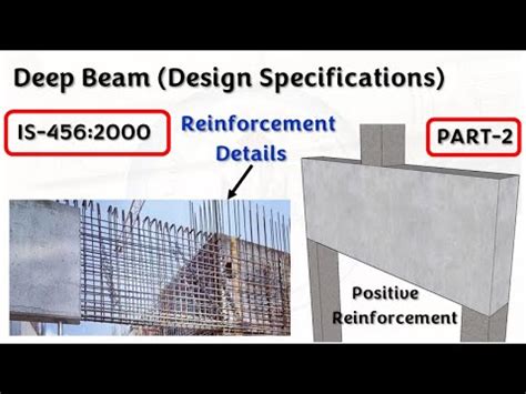 Deep Beam Reinforcement Details Deep Beam Reinforcement As Per Is