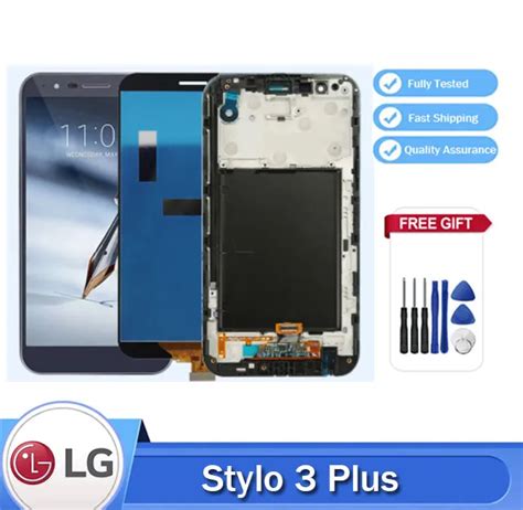 Aaa Quality Lcd For Lg Stylo Plus With Frame Display Ips Screen