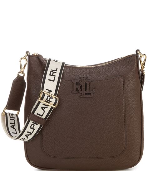 Lauren Ralph Lauren Pebbled Leather Large Cameryn Crossbody Bag Dillards