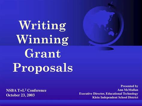 Ppt Writing Winning Grant Proposals Powerpoint Presentation Free