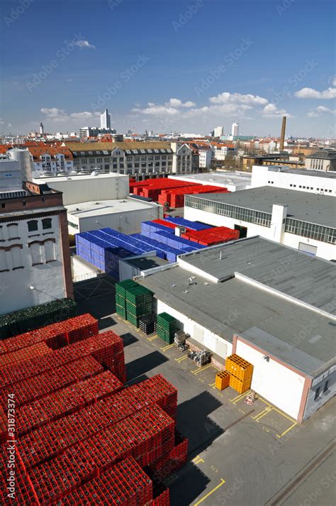 Lagerplatz Bierk Sten Brauerei Leipzig Innenstadt Stock Foto Adobe