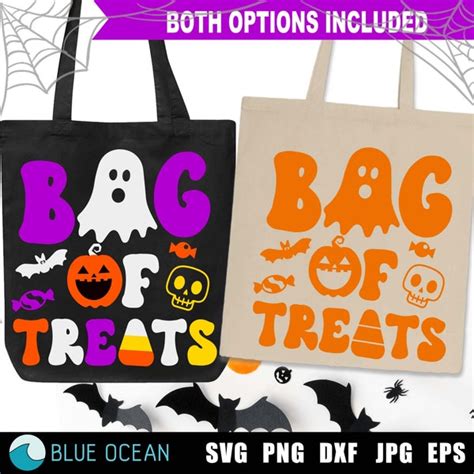 Halloween Bag Svg - Etsy