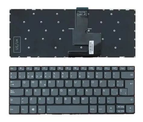 Teclado Lenovo Para Ideapad S Igm S Ikb Cor Cinza Escuro