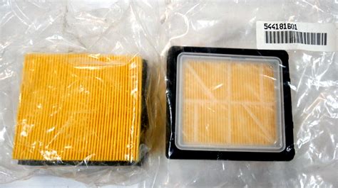 Pair New Husqvarna Air Filters 544181601 Partner 506 36 72 F 4 1 2 X 4 1 2 Ebay