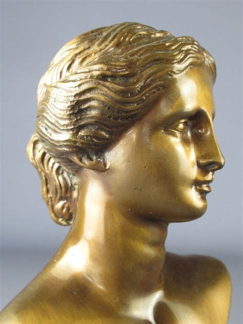 Venus Milo Vintage Small Bronze Bust Bronze Head Of Xx Century Ebay