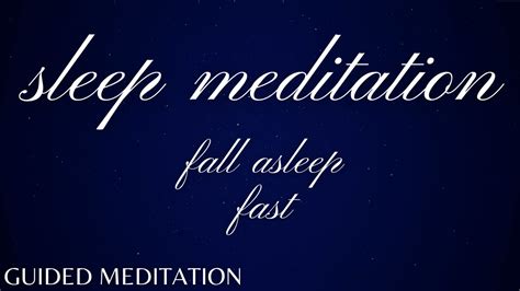 Deep Sleep Meditation Guided ~ Fall Asleep Fast Nighttime Meditation