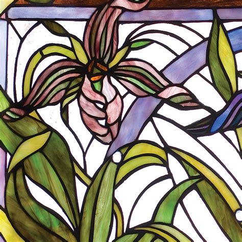 Lady Slippers Stained Glass Window Art And Home