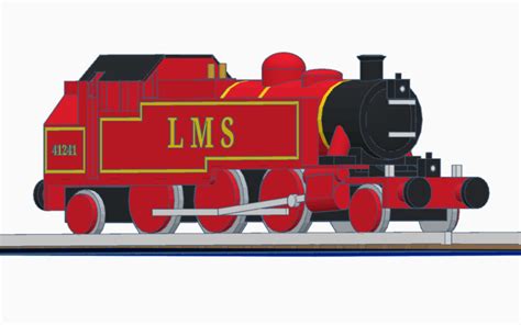 3d Design Update Arthur The Spotless Engine Lms Ivatt 2mt Tank Engine Tinkercad