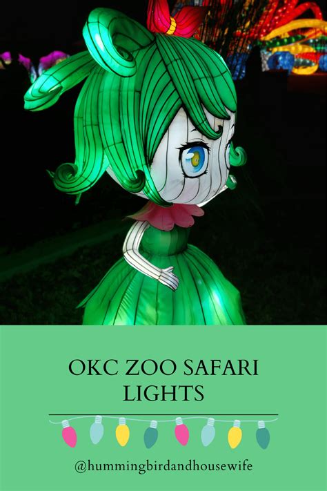 OKC ZOO SAFARI LIGHTS - Hummingbird and Housewife