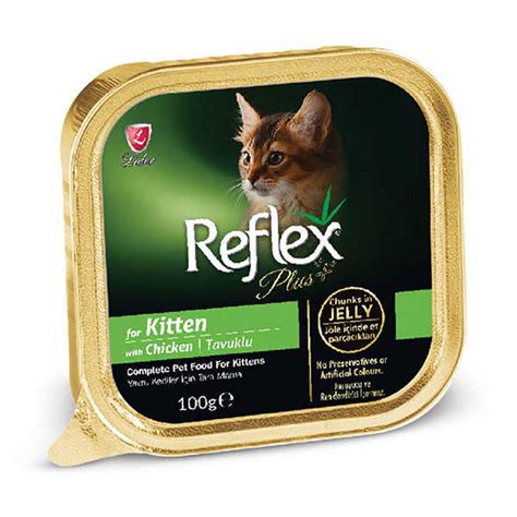 Reflex Plus Kitten Tavuk Etli Soslu Yavru Kedi Ya Mamas Gr Kedi