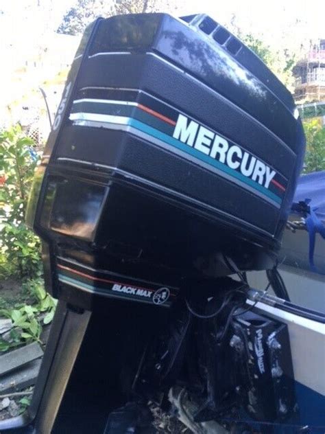 Mercury Black Max V Xl Shaft Hp Outboard For Sale From United Kingdom