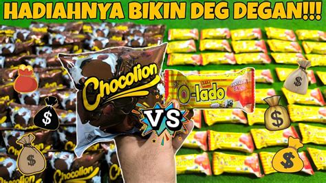 HADIAHNYA BIKIN DEG DEGAN UNBOXING SNACK CHOCOLION Vs OLADO