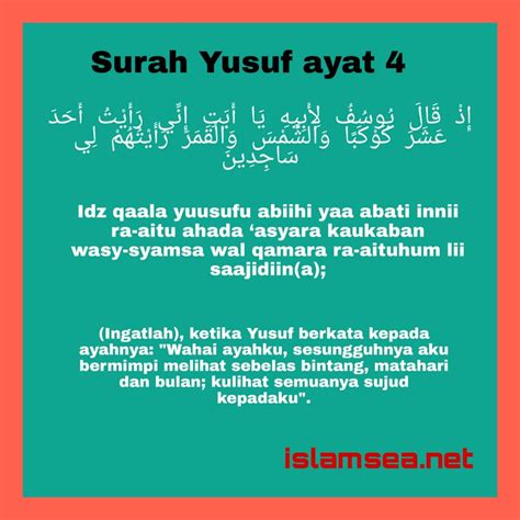 Detail Surat Yusuf Ayat Latin Koleksi Nomer