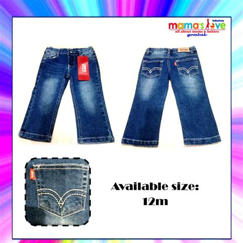 Seluar Jeans Baby And Kanak2 Dark Blue Shopee Malaysia