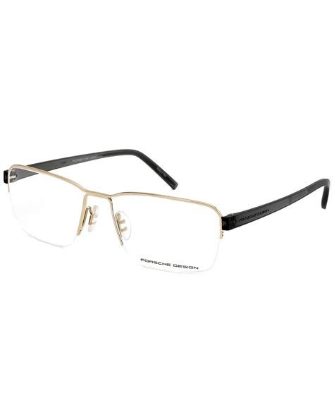 Porsche Design Mens 8356 57mm Optical Frames In Gold Modesens