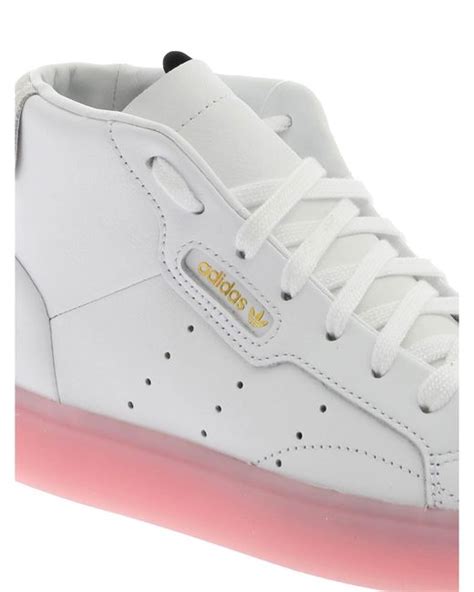 adidas Originals Sleek Mid Sneakers In White in White - Lyst