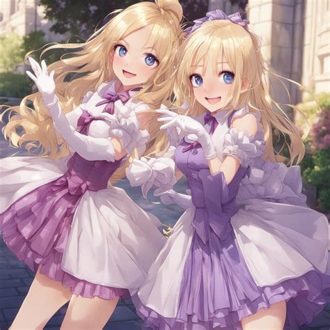 2 Girls Blonde Hair Blue Eyes Smile 70 By Plantatreeforme On Deviantart